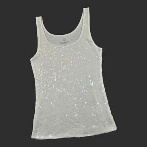 Old Navy Sparkling Silver Tank Top